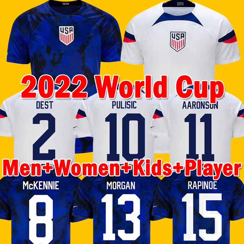 PULISIC MCKENNIE Soccer Jerseys 2022 2023 MORGAN UNITED world cup STATES USAS Uniforms RAPINOE REYNA WEAH YEDLIN 22 23 Men Women Kids Kits Football Shirts TOPS, 2022 away
PULISIC MCKENNIE Soccer Jerseys 2022 2023 MORGAN UNITED world cup STATES USAS Uniforms RAPINOE REYNA WEAH YEDLIN 22 23 Men Women Kids Kits Football Shirts TOPS, 2022 away