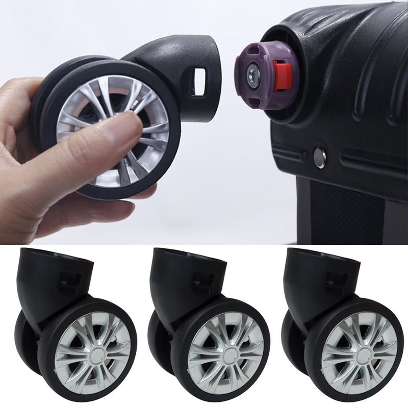 Bag Parts Accessories Suitcase Luggage Replacement Dismountable Removable Universal Wheels Plug-In Detachable Wheel Pulley Repair 220922