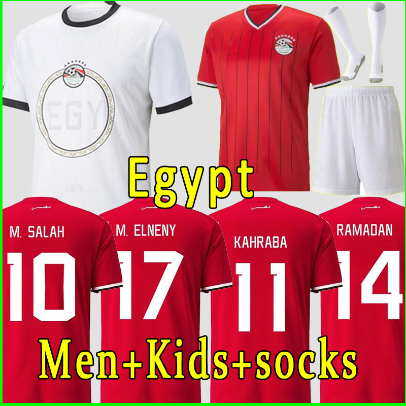 2022 2023 Egypt Soccer Jerseys KAHRABA Mens 22 23 National Team Home Red Away White M.SALAH RAMADAN KAHRABA ELNENY Trezeguet Football Shirt Uniforms
2022 2023 Egypt Soccer Jerseys KAHRABA Mens 22 23 National Team Home Red Away White M.SALAH RAMADAN KAHRABA ELNENY Trezeguet Football Shirt Uniforms