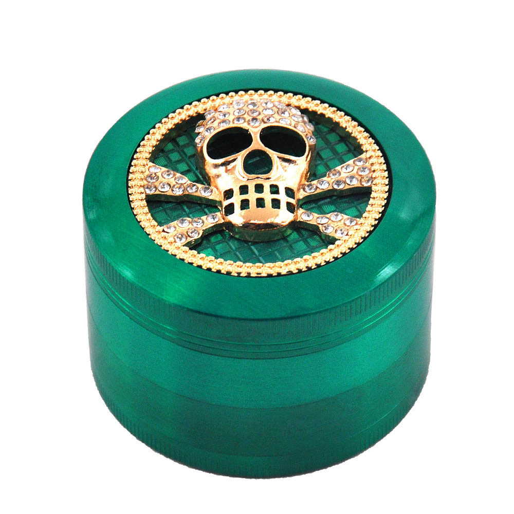 Skull Designed Metal Smoking shop Herb Spices Grinder Diameter 63MM 4 Piece tobacco Crusher
Skull Designed Metal Smoking shop Herb Spices Grinder Diameter 63MM 4 Piece tobacco Crusher