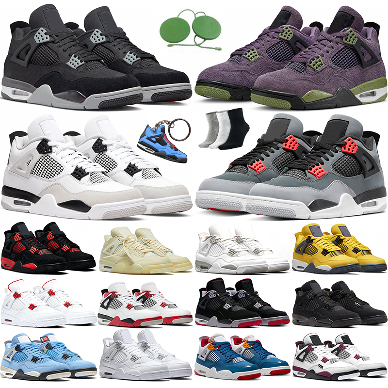 Jumpman 4 4s Basketball Shoes Black Canvas Military Black Cat Red Thunder Infrared Lightning University Blue Sail White Oreo Pure Money Bred trainers sneakers, White cement
Jumpman 4 4s Basketball Shoes Black Canvas Military Black Cat Red Thunder Infrared Lightning University Blue Sail White Oreo Pure Money Bred trainers sneakers, White cement