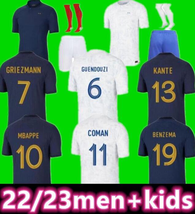 BENZEMA French soccer jersey 2022 2023 MBAPPE GRIEZMANN POGBA 21 22 23 Francia Men Kids KIMPEMBE FEKIR maillot 100th shirt hommes Kante Maillots de football shirt, 2022 kids size
BENZEMA French soccer jersey 2022 2023 MBAPPE GRIEZMANN POGBA 21 22 23 Francia Men Kids KIMPEMBE FEKIR maillot 100th shirt hommes Kante Maillots de football shirt, 2022 kids size