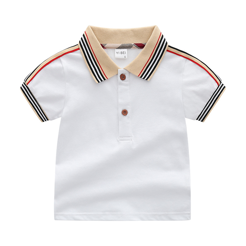 Summer Kids Clothes Girls Boys Short Sleeve Polo Shirts Toddler Boys Outfits Lapel T Shirt Children Tees Sport Costume, White
Summer Kids Clothes Girls Boys Short Sleeve Polo Shirts Toddler Boys Outfits Lapel T Shirt Children Tees Sport Costume, White