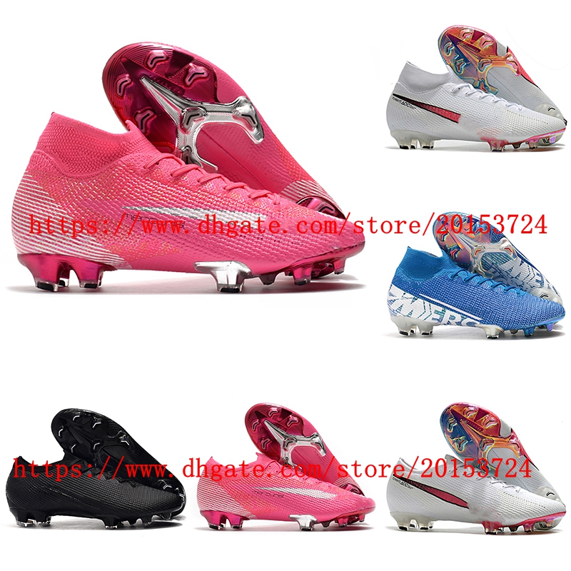 Mens Soccer shoes Mercurial Superfly 7 Elite Mbappe Rosa FG Cleats Football Boots Tacos de futbol CR7 Neymar Ronaldo, As picture 4
Mens Soccer shoes Mercurial Superfly 7 Elite Mbappe Rosa FG Cleats Football Boots Tacos de futbol CR7 Neymar Ronaldo, As picture 4