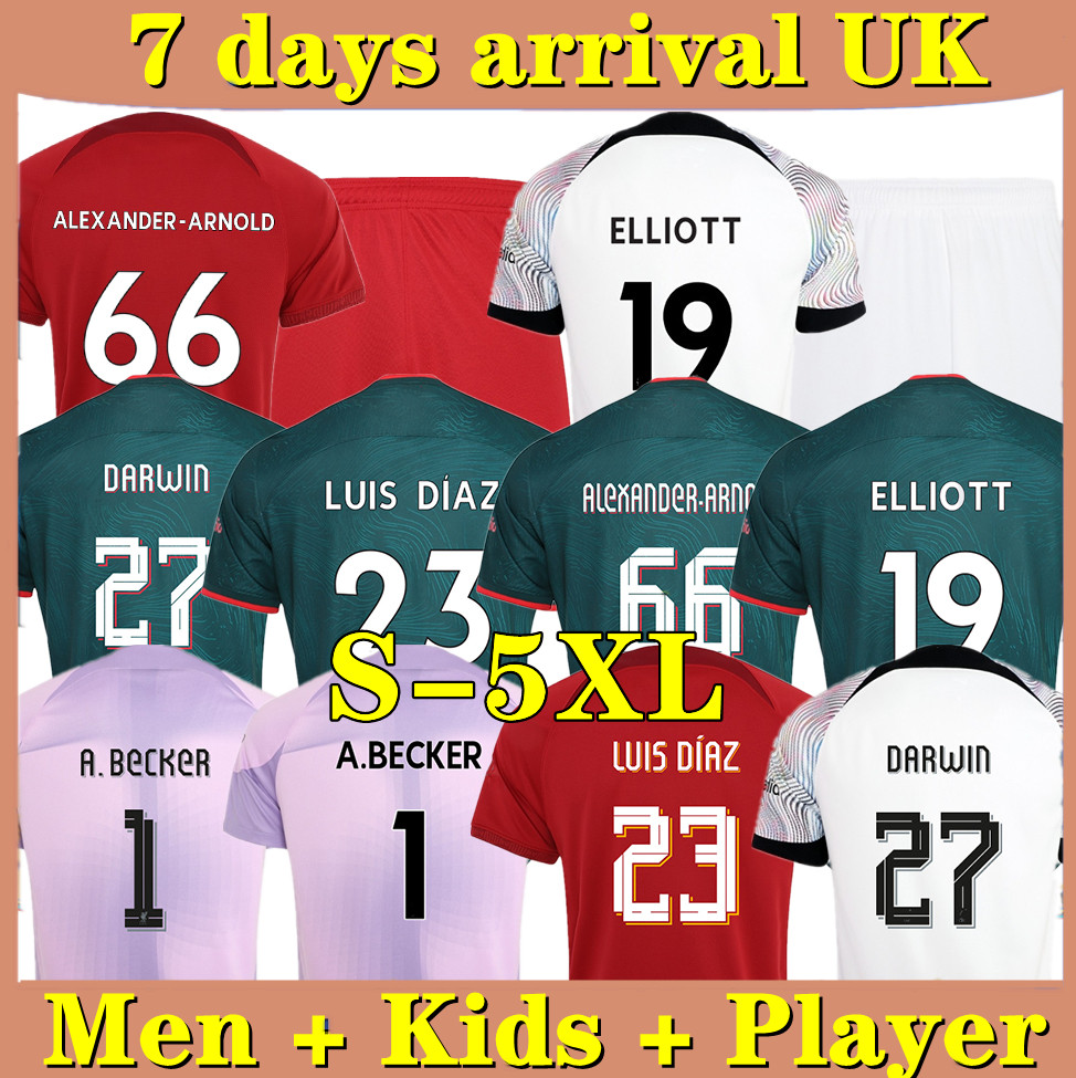 S-5XL soccer jerseys Player Diogo FIRMINOLuis DIaz football shirts men kids kits uniforms 2022 23 Alexander Arnold DARWIN Carvalho uniform, 22/23 home
S-5XL soccer jerseys Player Diogo FIRMINOLuis DIaz football shirts men kids kits uniforms 2022 23 Alexander Arnold DARWIN Carvalho uniform, 22/23 home
