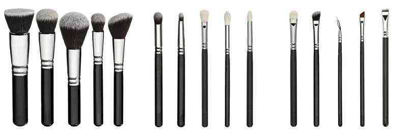 Makeup Brushes Zoeva 8-15pcs Leather Women Zip Handbag Professional Powder Foundation Eyeshadow Tools T220921