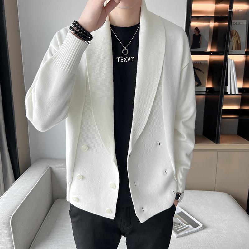 Men's Sweaters YASUGUOJI Autumn Vintage Knitted Cardigan Sweater Men Double Breasted Long Sleeve Jacket Business Casual Sweatercoat, Black
Men's Sweaters YASUGUOJI Autumn Vintage Knitted Cardigan Sweater Men Double Breasted Long Sleeve Jacket Business Casual Sweatercoat, Black