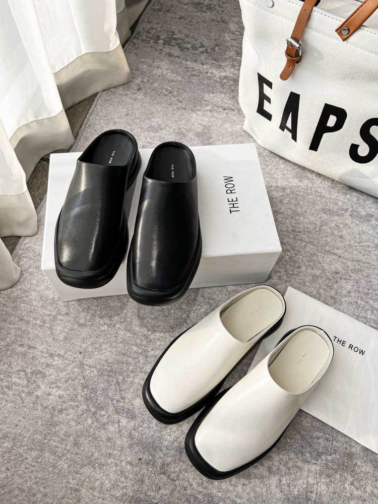 Dress Shoes The row High Set 2022 Autumn Fashion Round Head Leather Baotou Sandals Casual Muller Slippers, Black
Dress Shoes The row High Set 2022 Autumn Fashion Round Head Leather Baotou Sandals Casual Muller Slippers, Black