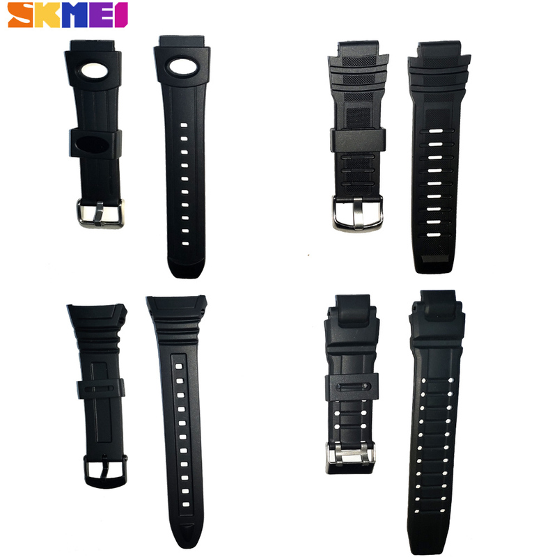 Watch Bands SKMEI Watch Band 1025 1278 1251 1068 0931 1416 PURubber Watches Strap For Skmei Different Model WatchBands For MenWomen reloj 220921