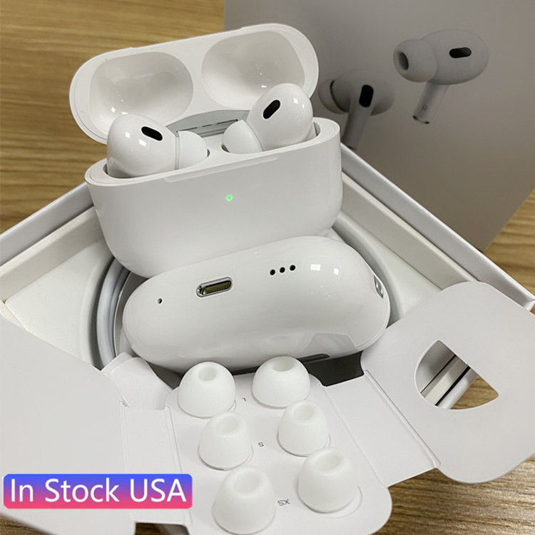 ANC Noise cancelling Airpods pro 2 pros earphones H2 chip Rename GPS Wireless Charging Bluetooth Headphones air pod 3 2nd Generation Earbuds headset, White
ANC Noise cancelling Airpods pro 2 pros earphones H2 chip Rename GPS Wireless Charging Bluetooth Headphones air pod 3 2nd Generation Earbuds headset, White