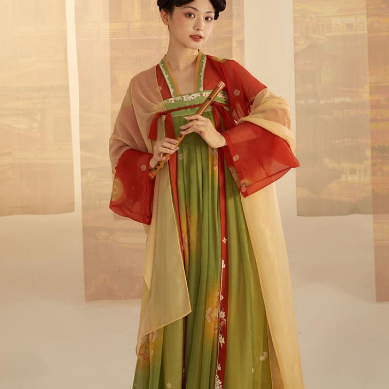 Apparel Summer Ancient Chinese Traditional Floral Embroidery Green Hanfu Dress Set for Women Cosplay Stage Party Costume Tang Suit DD323
Apparel Summer Ancient Chinese Traditional Floral Embroidery Green Hanfu Dress Set for Women Cosplay Stage Party Costume Tang Suit DD323
