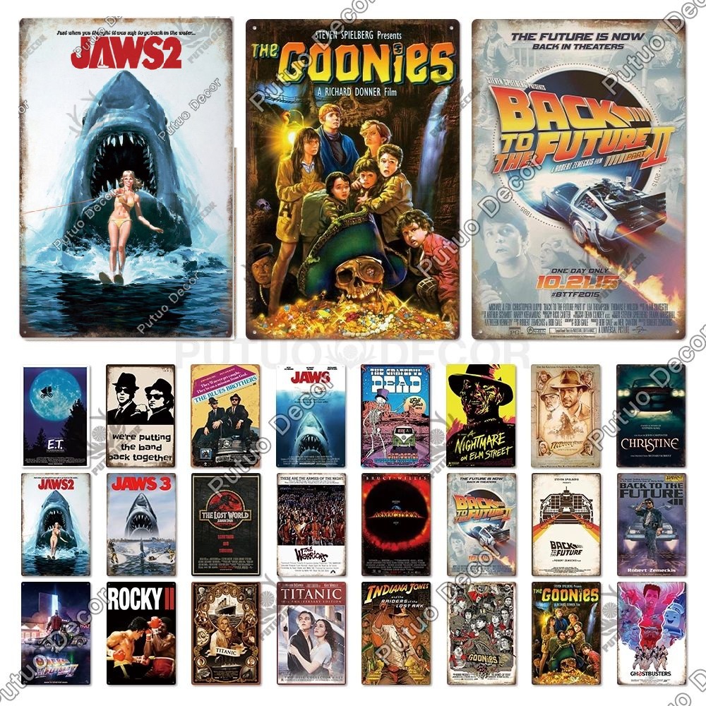 Classic Movie Metal Painting Sign Plaque Metal Vintage Film shop Poster Tin Sing Decoration for Man Cave Bedroom Cinema Wall Home Deco Size 30X20CM
Classic Movie Metal Painting Sign Plaque Metal Vintage Film shop Poster Tin Sing Decoration for Man Cave Bedroom Cinema Wall Home Deco Size 30X20CM
