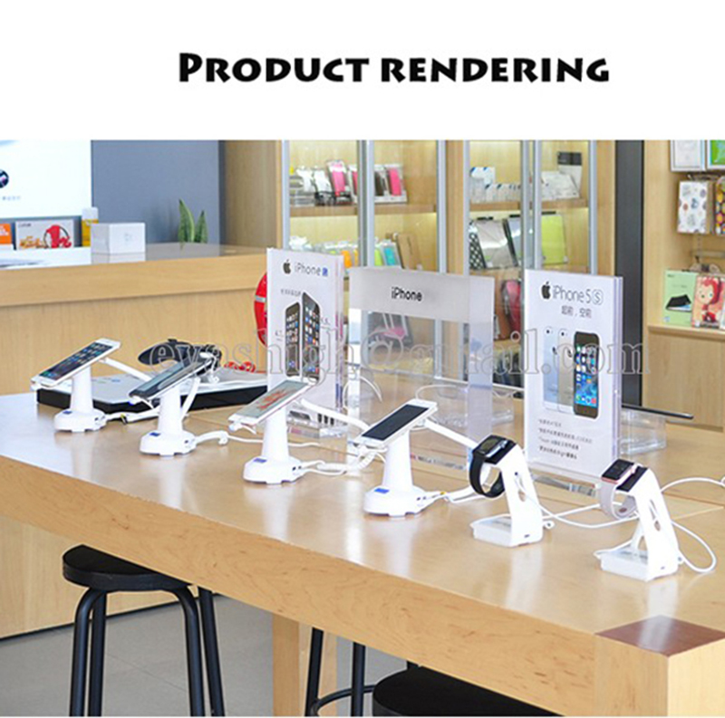 6PCS Smart Watch Security Burglar Alarm System Display Stand Apple Iwatch Anti-Theft Device Holder For Watch Retail Storel