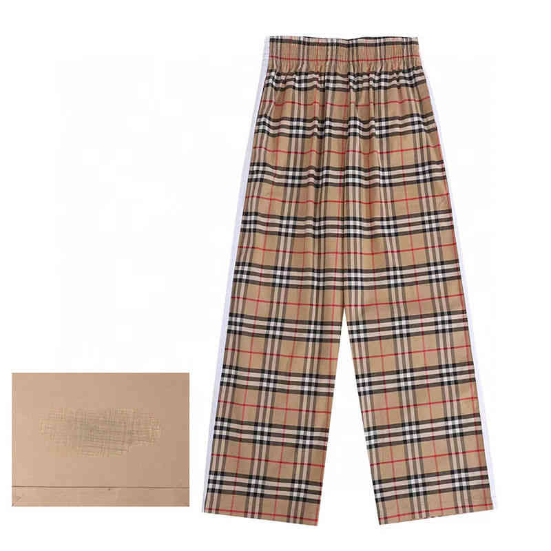 burbrerys mens sweatpants Original high quality 22 early autumn new fashion brand plaid splicing trousers casual for men and women, Side black
burbrerys mens sweatpants Original high quality 22 early autumn new fashion brand plaid splicing trousers casual for men and women, Side black
