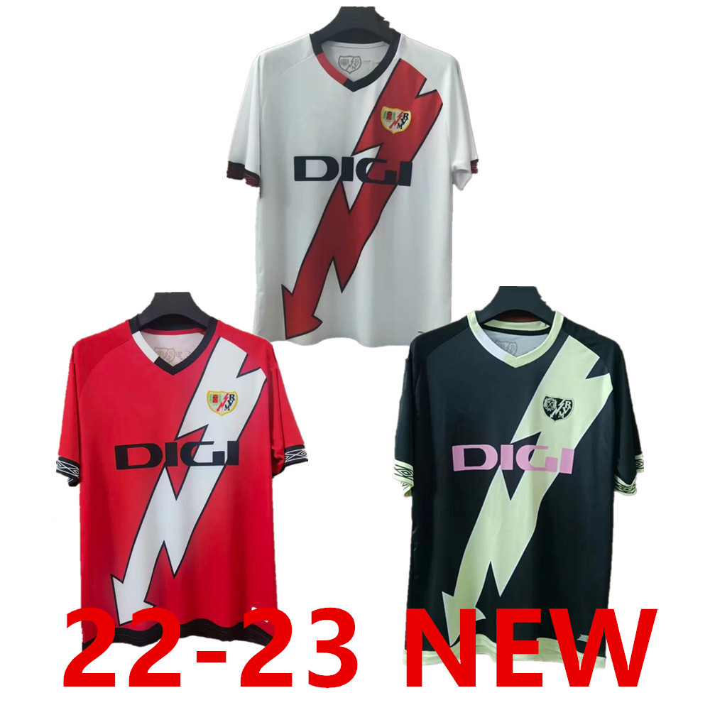 22 23 Rayo Vallecano Mens Soccer Jerseys ISI BEBE VALENTIN SANTI COMESANA DIMITRIEVSKI 2023 camisetas de futbol Home Away 3rd Short Sleeve Football Shirts
22 23 Rayo Vallecano Mens Soccer Jerseys ISI BEBE VALENTIN SANTI COMESANA DIMITRIEVSKI 2023 camisetas de futbol Home Away 3rd Short Sleeve Football Shirts