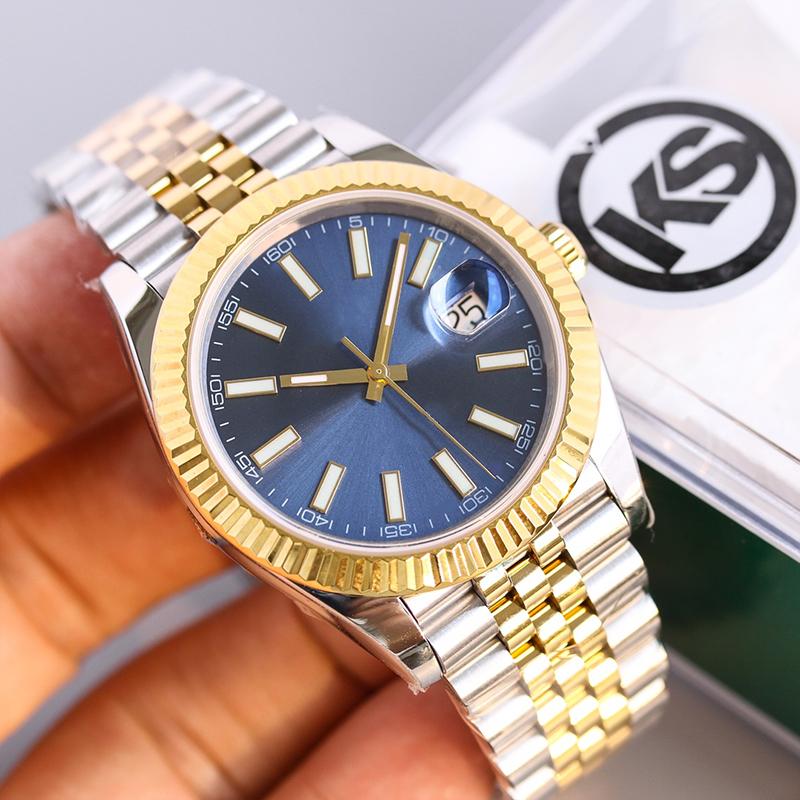 Gold Dial Men's watch 40mm automatic machine 36mm women's couple watches 904L stainless steel strap ST9 folding buckle sapphire mirror calendar time Montre De Luxe, 19
Gold Dial Men's watch 40mm automatic machine 36mm women's couple watches 904L stainless steel strap ST9 folding buckle sapphire mirror calendar time Montre De Luxe, 19
