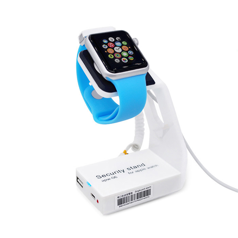 6PCS Smart Watch Security Burglar Alarm System Display Stand Apple Iwatch Anti-Theft Device Holder For Watch Retail Storel