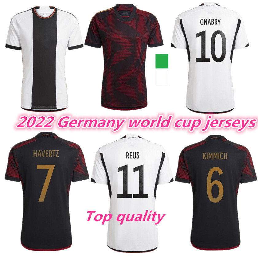 2022 GermanyS #19 SANE Soccer Jersey 22/23 #6 KIMMICH #7 HAVERTZ #8 GORETZKA #9 WERNER Shirt #10 GNABRY #11 REUS #13 MULLER #20 BRANDT World Cup national team Football Uniform
2022 GermanyS #19 SANE Soccer Jersey 22/23 #6 KIMMICH #7 HAVERTZ #8 GORETZKA #9 WERNER Shirt #10 GNABRY #11 REUS #13 MULLER #20 BRANDT World Cup national team Football Uniform