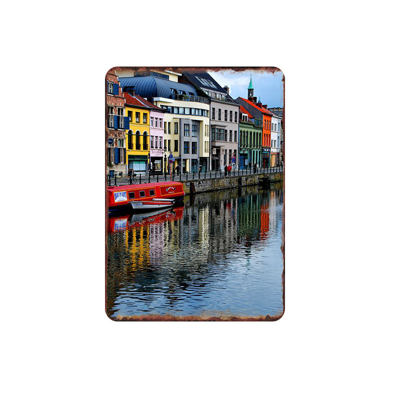 Metal Painting Creative gift decoration tin Bar sign wrought iron painting wall hanging Living Room Home decor Size 20X30cm Free shipping