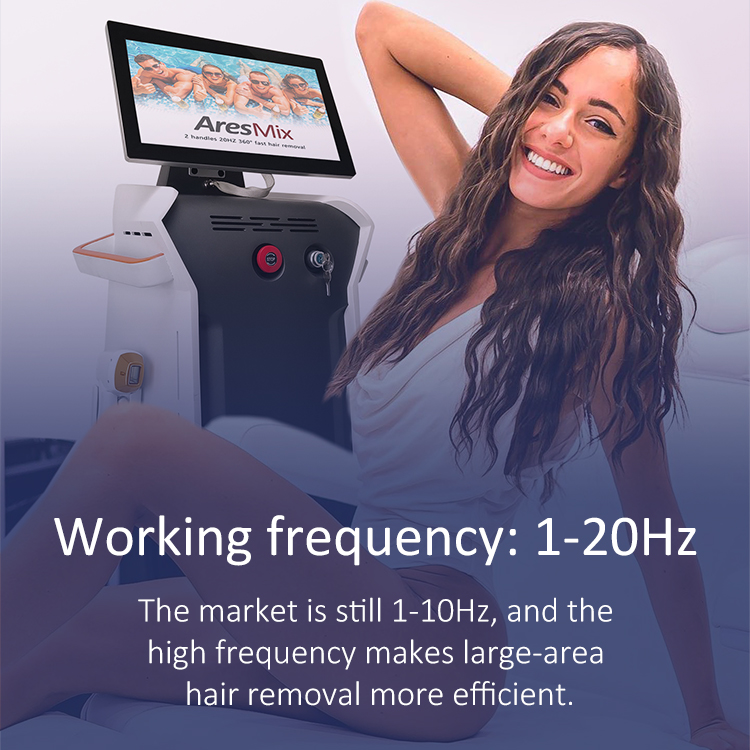 4 wavelengths Diode Laser Hair Removal Machine 755nm 940nm 808nm 1064nm Eliminate Hairs 808 Diode Lasers FDA CE approved