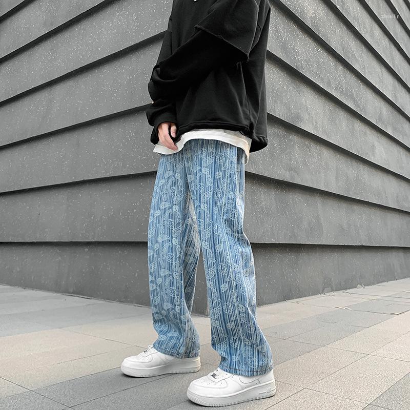 Men's Jeans Korean Fashion Men's Neutral Wide Leg Denim Trousers Loose Straight Men Asthetic Pants For Boy Casual Baggy Hip Hop, Light blue
Men's Jeans Korean Fashion Men's Neutral Wide Leg Denim Trousers Loose Straight Men Asthetic Pants For Boy Casual Baggy Hip Hop, Light blue