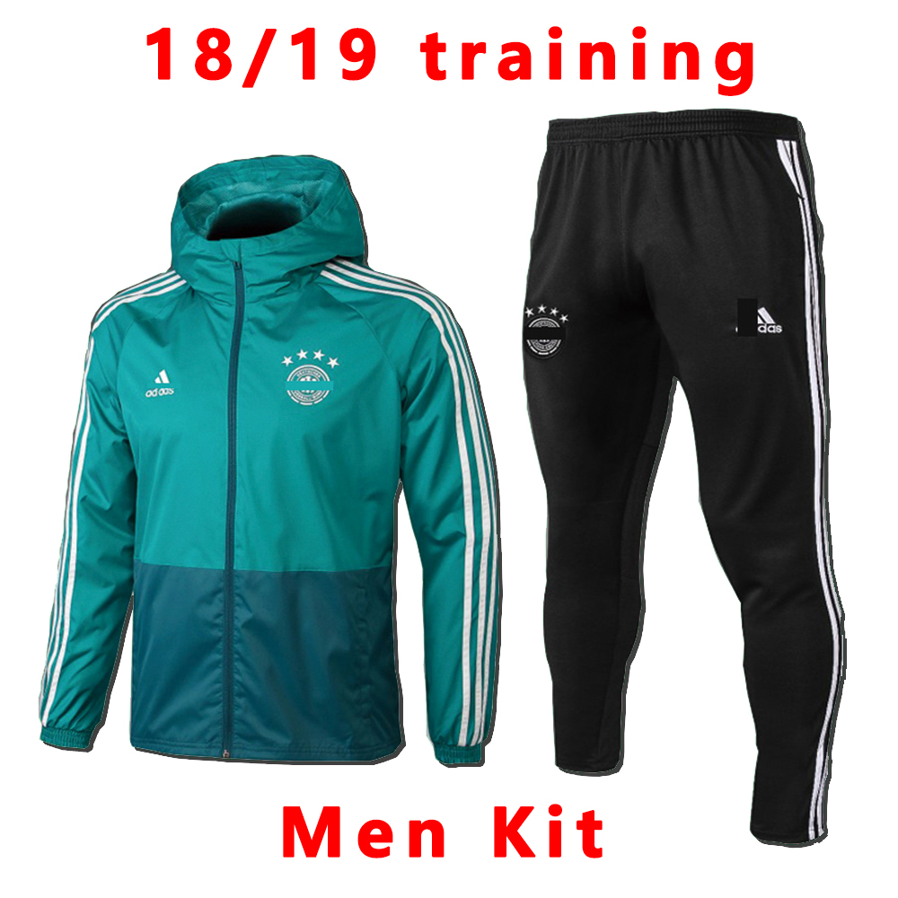 18 19 Soccer Jersey GERMANY Football Sportwear Hooded Trench Coat Tracksuit Tops And Pants Suit Men Winter Athletic, Multi
18 19 Soccer Jersey GERMANY Football Sportwear Hooded Trench Coat Tracksuit Tops And Pants Suit Men Winter Athletic, Multi