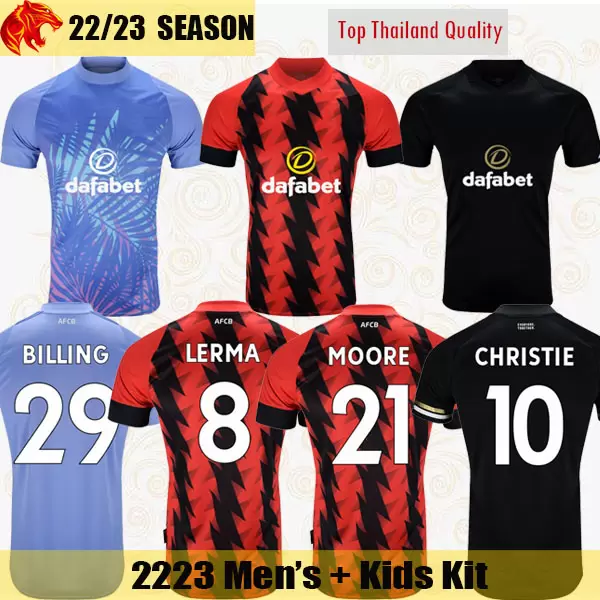 22 23 CHRISTIE Soccer Jerseys MOORE 2022 2023 LERMA BILLING BROOKS SOLANKE Custom Football Shirt KELLY TAVERNIER STANISLAS SENESI ANTHONY Mens Jersey Top, 2223 third
22 23 CHRISTIE Soccer Jerseys MOORE 2022 2023 LERMA BILLING BROOKS SOLANKE Custom Football Shirt KELLY TAVERNIER STANISLAS SENESI ANTHONY Mens Jersey Top, 2223 third