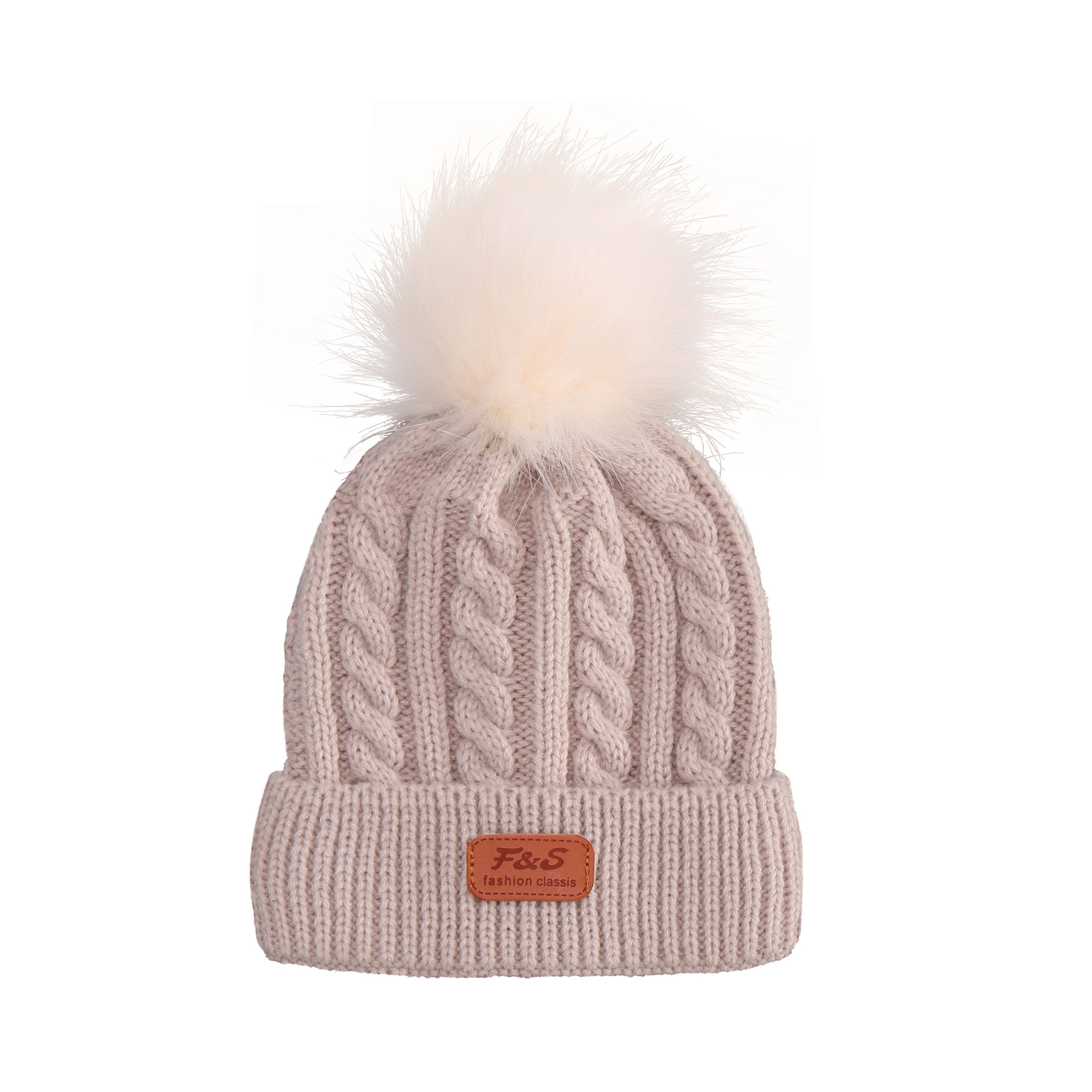 Winter Baby Knit Hat Beanies Unisex Children Wool Knitting Crochet Cap Head Warm Pompom Caps Outdoor Ski Hats M4203