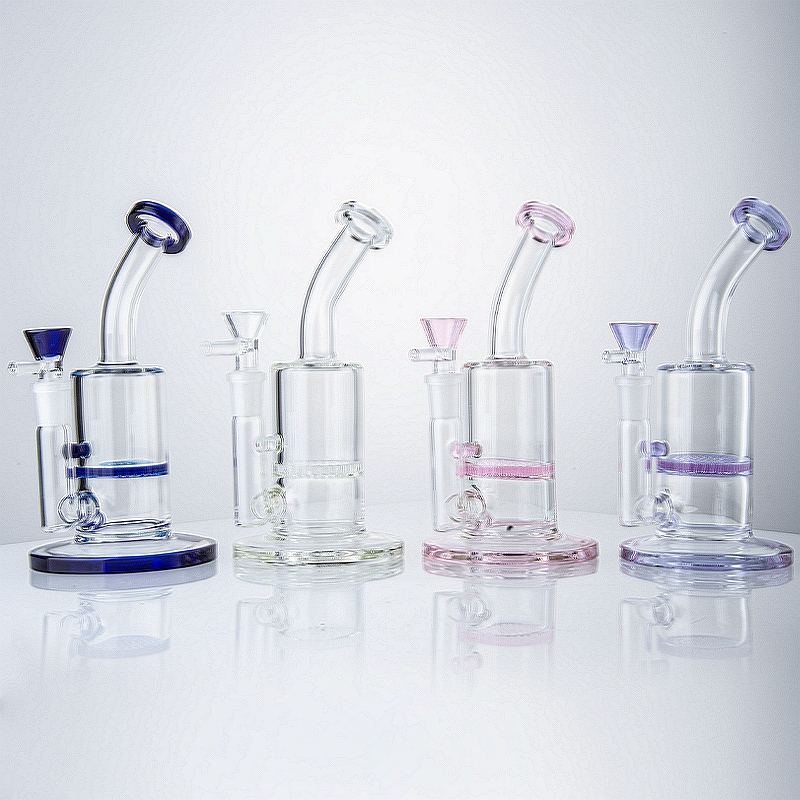 7 Inch Hookahs Mini Small 5mm Thick Oil Dab Rigs Honeycomb Perc Pink Blue Clear Glass Bongs 14mm Joint Water Pipes With Heady Bowl Hookah
7 Inch Hookahs Mini Small 5mm Thick Oil Dab Rigs Honeycomb Perc Pink Blue Clear Glass Bongs 14mm Joint Water Pipes With Heady Bowl Hookah
