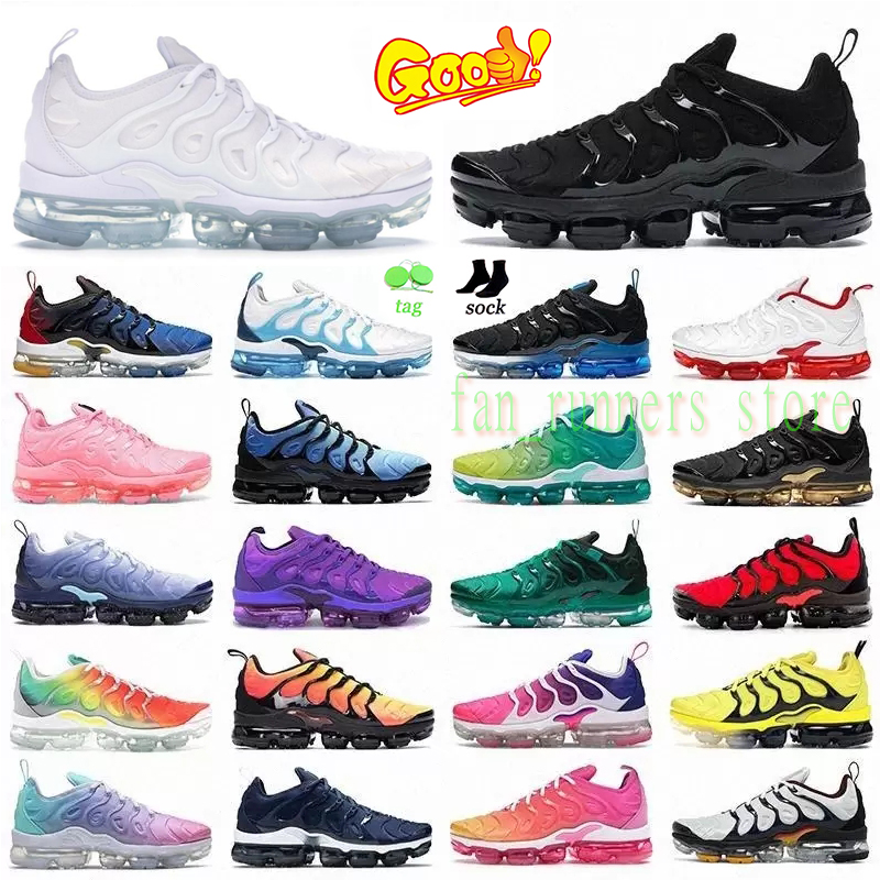 Mens Womens Shoes Vapor Maxs Plus Triple Black White Tennis Ball Green Wolf Grey Red Royal Coastal Blue Metallic Gold Air Max Plus 
Mens Womens Shoes Vapor Maxs Plus Triple Black White Tennis Ball Green Wolf Grey Red Royal Coastal Blue Metallic Gold Air Max Plus