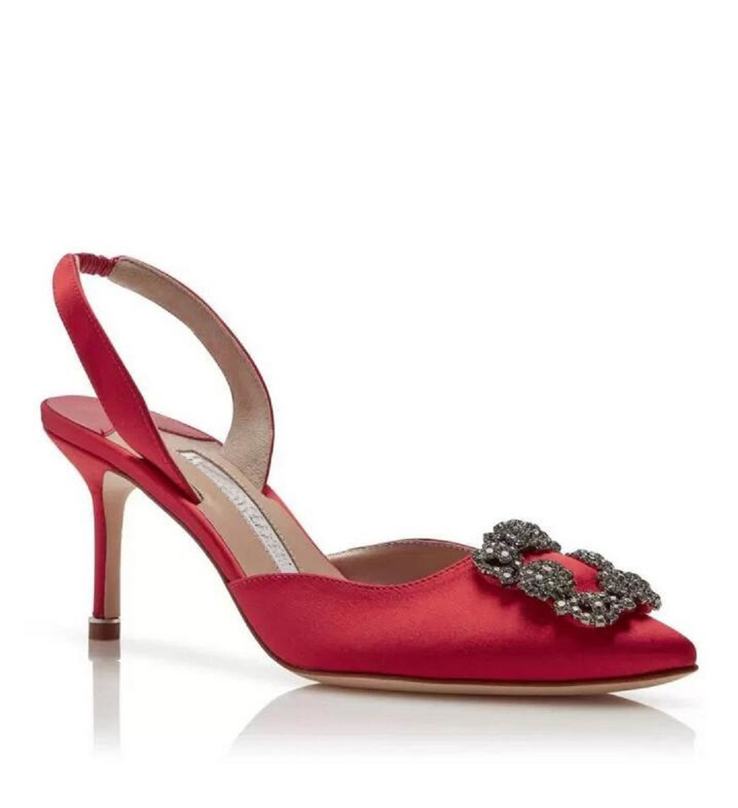 Elegant Style Hangisli Shiny Satin Sandals Shoes For Women Slingbacks Crystal Jewels buckle High Stiletto Heel Dress Party Wedding box EU 35-43 With Box
Elegant Style Hangisli Shiny Satin Sandals Shoes For Women Slingbacks Crystal Jewels buckle High Stiletto Heel Dress Party Wedding box EU 35-43 With Box
