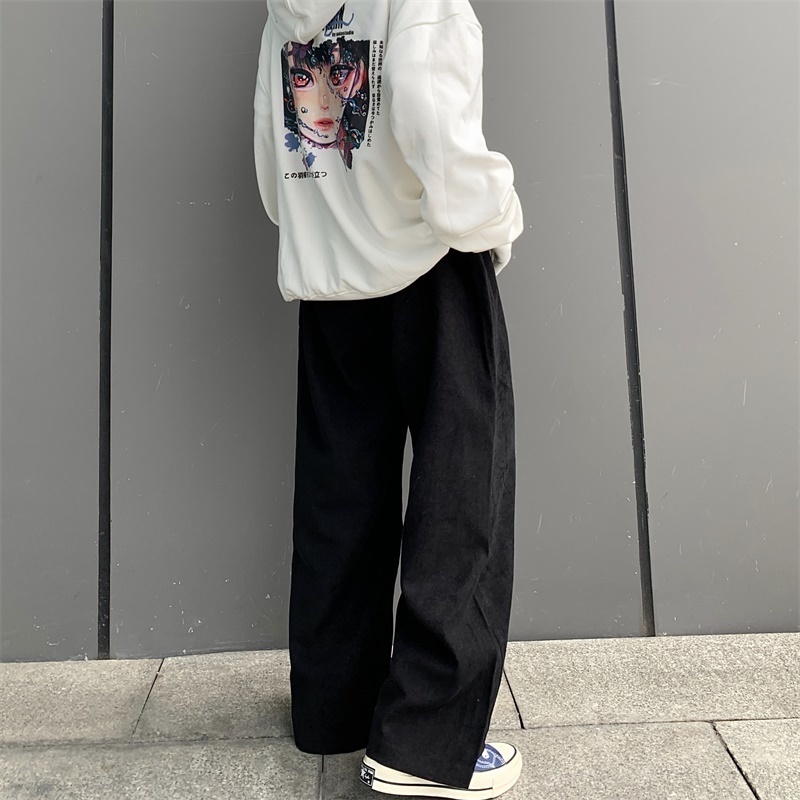 Men's Pants Baggy Men Wide Leg Pants Korean Spring Autumn Solid Color Straight Overalls Casual Trousers Man and Women Bottoms Y2k Clothes 220922