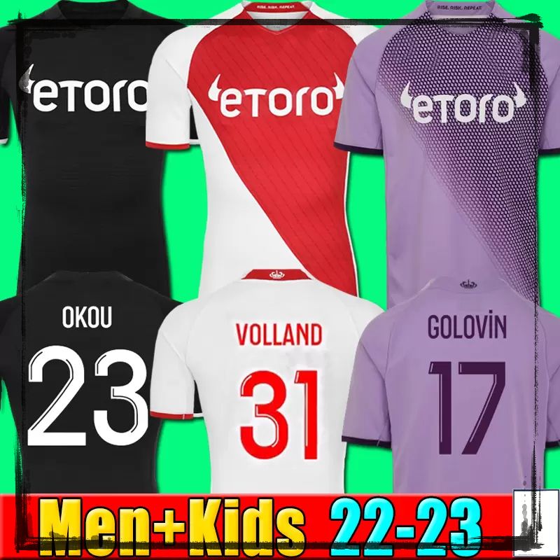 2022 2023 maillots AS Monaco Soccer Jerseys BEN YEDDER BOADU GOLOVIN New 22 23 GEUBBELS Men Kids maillot de foot Flocage JORGE Football Shirt, P05 22 23 third
2022 2023 maillots AS Monaco Soccer Jerseys BEN YEDDER BOADU GOLOVIN New 22 23 GEUBBELS Men Kids maillot de foot Flocage JORGE Football Shirt, P05 22 23 third