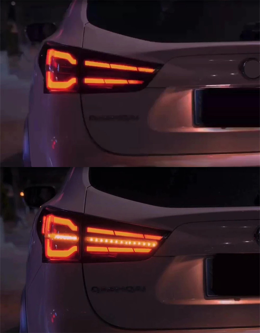 Car Lighting Accessories For Qashqai Taillights 20 16-20 22 Nissan LED Rear Lamp DRL Turn Signal Brake Reversing Taillight