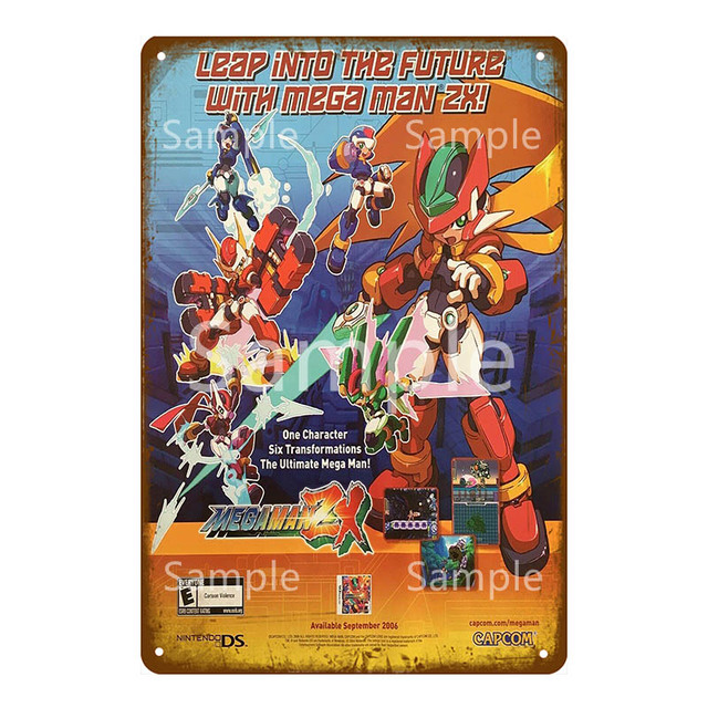 Atari Game Plates Metal Painting Decor Home Decoration Nordic Modern Style Hot Japanese Gaming Video Sticker Poster Vintage Metal Signs Plater Kids Gi