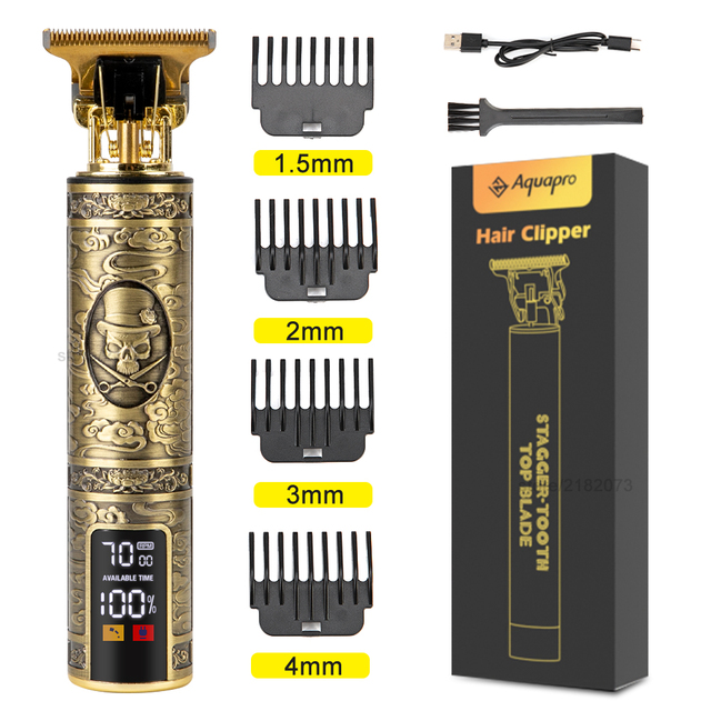 T9 Electric Shaver Hair Clipper New Trimmer for Men LCD Digital hair Cutting Machine Barber Hair Styling Tool Mower
T9 Electric Shaver Hair Clipper New Trimmer for Men LCD Digital hair Cutting Machine Barber Hair Styling Tool Mower