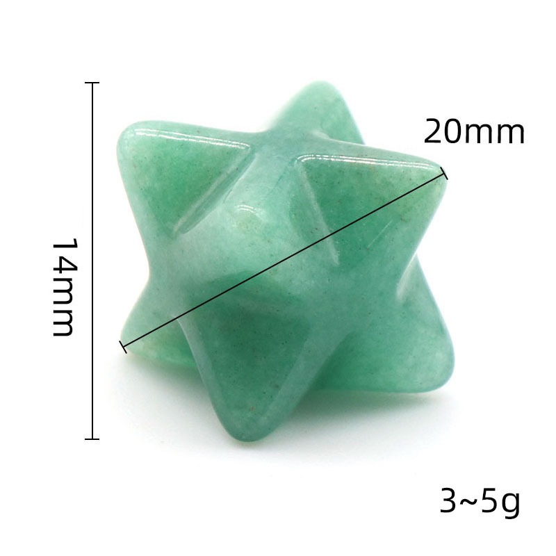 Natural Stone Wire Winding Merkabah Hexagram Necklace Crystal Quartz Star Pendant Necklaces for Women Jewelry Gift