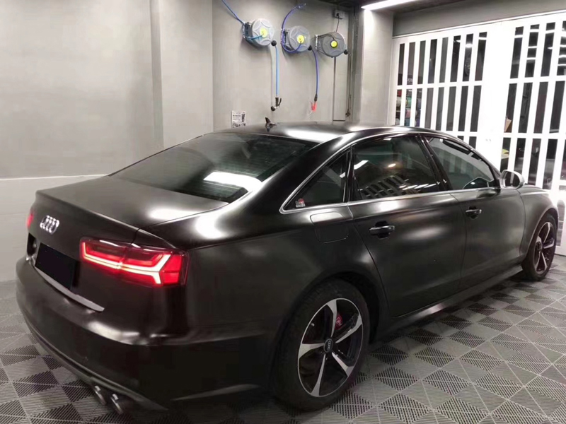Highest Quality Pearl Matte Metallic Black Vinyl Wrap Film Car Wrapping Foil Roll Air Release Bubble Free Self Adhesive