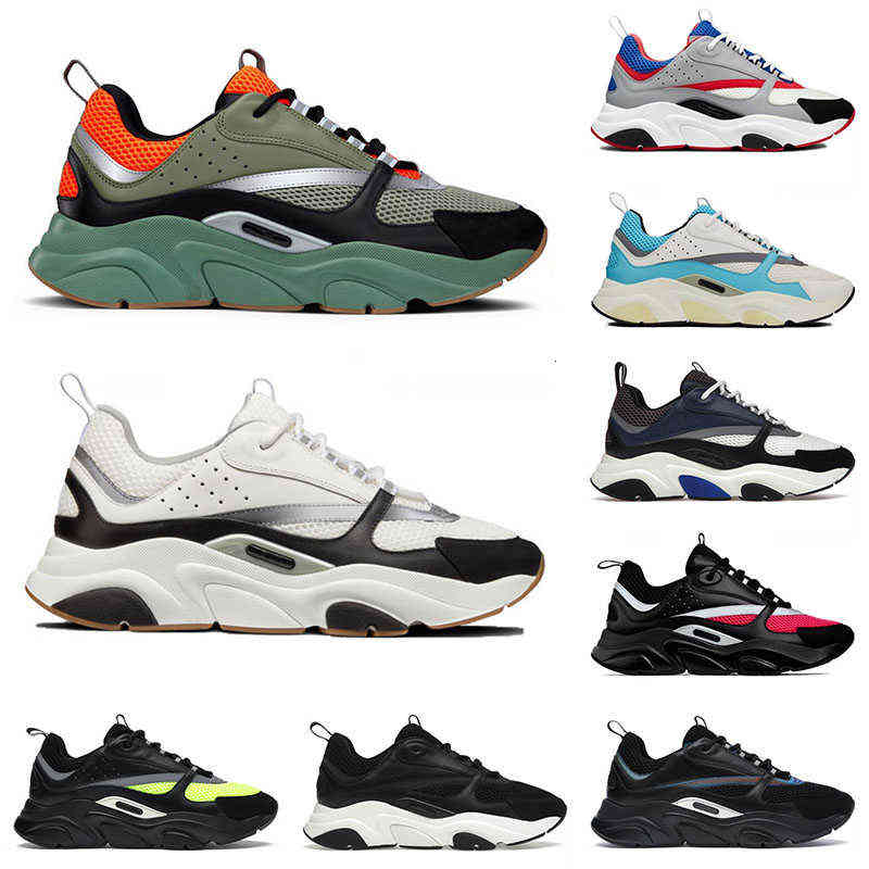 Dress Shoes High Quality B22 Mens Womens Luxury Designer Dress Shoes B22s Big Size Us 13 Cream White Olive Reflective Black Blue Khaki Green Pink Grey, 31 white green