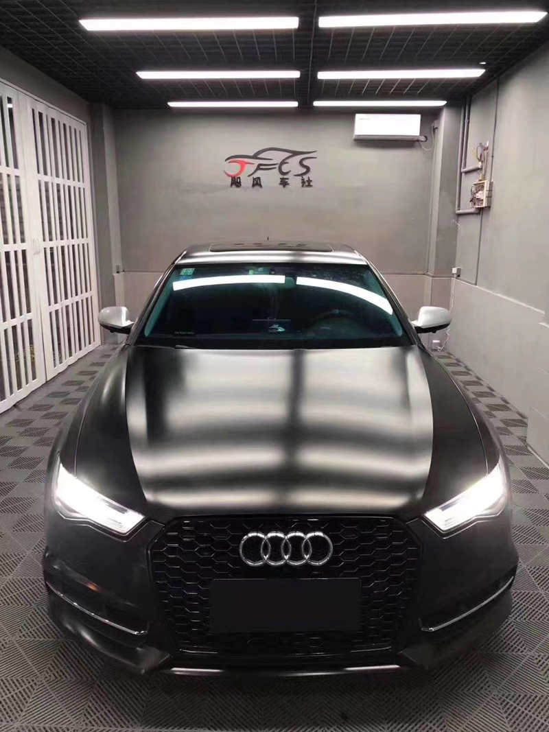 Highest Quality Pearl Matte Metallic Black Vinyl Wrap Film Car Wrapping Foil Roll Air Release Bubble Free Self Adhesive