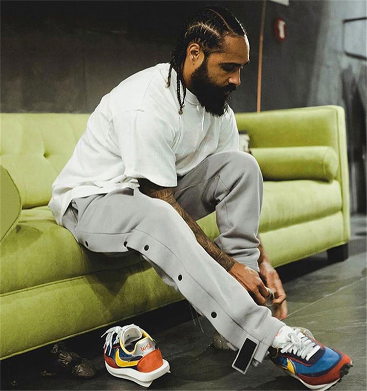 Men's Pants Hip Hop Jogging Fashion Buttons Gyms Casual Street Apparel Cargo Men Fastener 220922Z