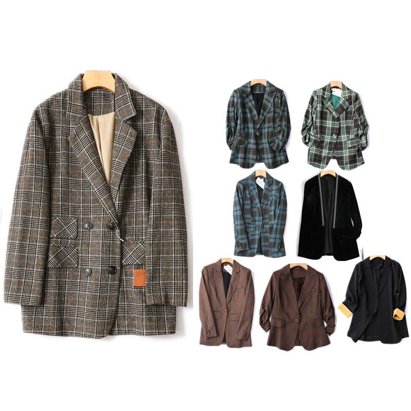 Womens Suits & Blazers Autumn And Winter Spring Casual Slim Woman Jacket Fashion Lady Office Suit Pockets Business Notched Outfit L-XXXXL 4XL Plus Size, Silical gel
Womens Suits & Blazers Autumn And Winter Spring Casual Slim Woman Jacket Fashion Lady Office Suit Pockets Business Notched Outfit L-XXXXL 4XL Plus Size, Silical gel