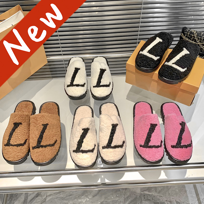 Luxury slippers Paseo Flat Comfort Shearling Fur Mules sandal Gognac beige pink white black women Winter Comfort sandals designer slipper with box US 5-10, Double shoe
Luxury slippers Paseo Flat Comfort Shearling Fur Mules sandal Gognac beige pink white black women Winter Comfort sandals designer slipper with box US 5-10, Double shoe