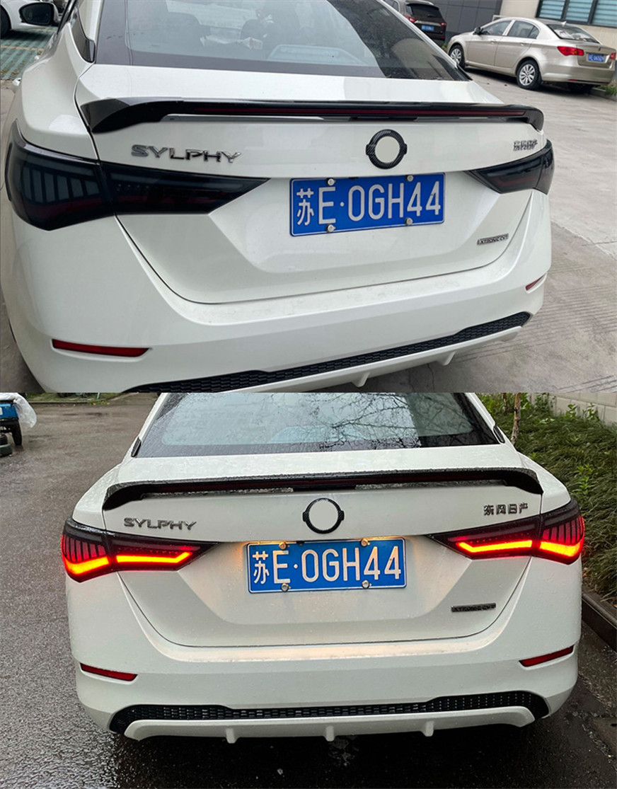Tail Light Parts For Sylphy 20 20-2022 Sentra Taillights Rear Lamp LED DRL Running Signal Brake Reversing Parking light Facelift