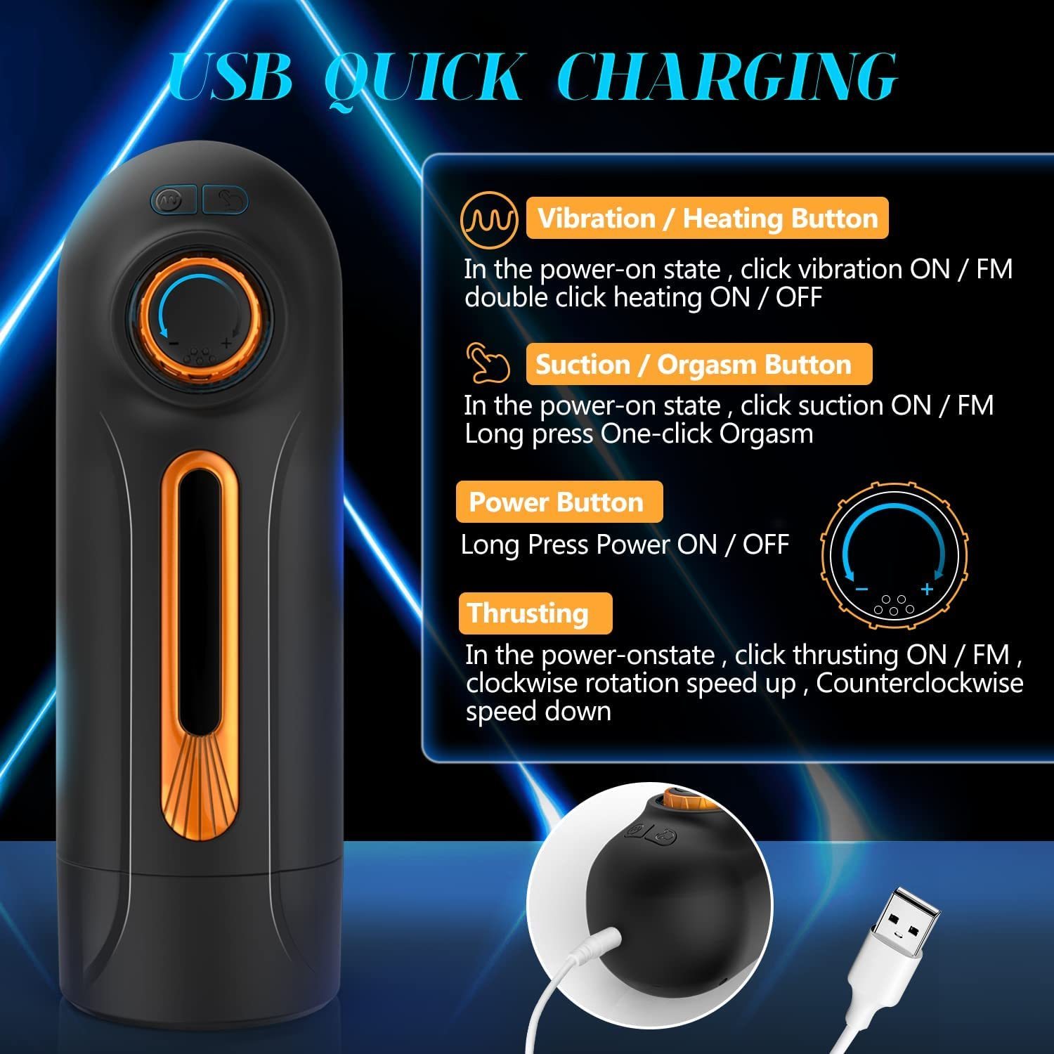 Masturbators 4 in 1 Automatic Thrusting Male Sex Toys for Men Realistic Vaginal Textured Penis Training Blowjob Sucking Machine 220923