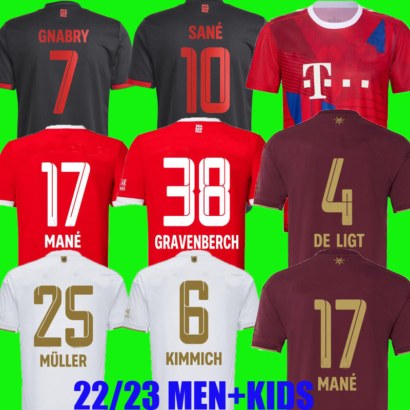 MANE 22 23 Bayern Munich soccer jersey DE LIGT SANE 2022 2023 football shirt HERNANDEZ GORETZKA GNABRY camisa de futebol top MULLER men kids kits KIMMICH fans player, Gk kids
MANE 22 23 Bayern Munich soccer jersey DE LIGT SANE 2022 2023 football shirt HERNANDEZ GORETZKA GNABRY camisa de futebol top MULLER men kids kits KIMMICH fans player, Gk kids