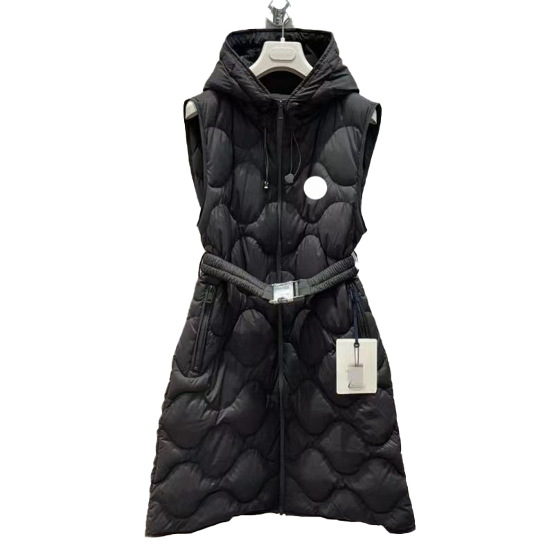 Maya Designer Women's Vests Mid Length Belted Embroidered Badge Down Jacket Vest Warm Stylist Winter Coat Thickened Outdoor Jacket Must-Have Cold Protection, Supplement (not shipped separately)
Maya Designer Women's Vests Mid Length Belted Embroidered Badge Down Jacket Vest Warm Stylist Winter Coat Thickened Outdoor Jacket Must-Have Cold Protection, Supplement (not shipped separately)
