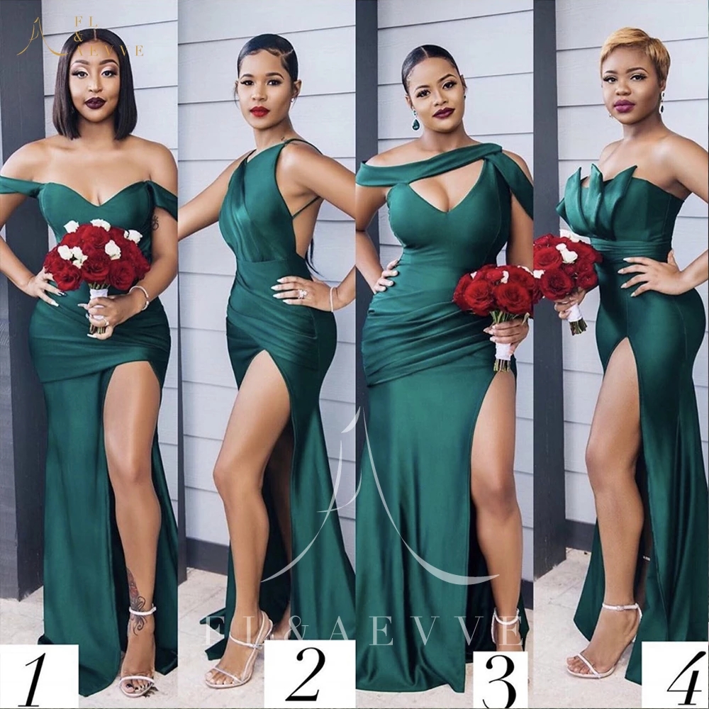Green Satin Evening Bridesmaid Dresses 2023 Elegant Party Dress Mermaid Side Split Plus Size Maid Of Honor Bridesmaids Formal Gowns GF0923x2, Gold
Green Satin Evening Bridesmaid Dresses 2023 Elegant Party Dress Mermaid Side Split Plus Size Maid Of Honor Bridesmaids Formal Gowns GF0923x2, Gold