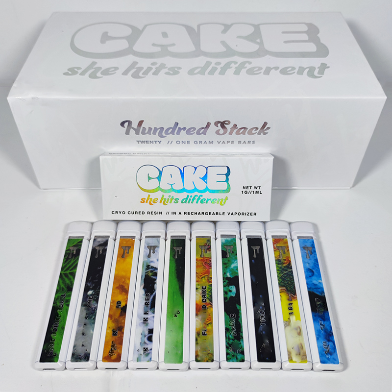 Cake She Hits Rechargeable Disposable E Cigarettes Vape Pen Vapes Bar Cartridges 1ml Empty Pods 350mAh Battery with Child-proof Packaging packwoods ruby sauce
Cake She Hits Rechargeable Disposable E Cigarettes Vape Pen Vapes Bar Cartridges 1ml Empty Pods 350mAh Battery with Child-proof Packaging packwoods ruby sauce