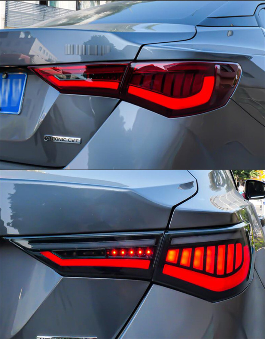 Tail Light Parts For Sylphy 20 20-2022 Sentra Taillights Rear Lamp LED DRL Running Signal Brake Reversing Parking light Facelift